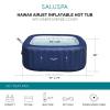 imageBestway SaluSpa Hawaii Smart AirJet Inflatable Hot Tub Round Portable 6 to 8 Person Spa with 190 AirJets App Control and EnergySense Cover GreyBlue