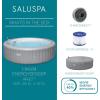 imageBestway SaluSpa Hawaii Smart AirJet Inflatable Hot Tub Round Portable 6 to 8 Person Spa with 190 AirJets App Control and EnergySense Cover GreyGray