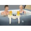 imageBestway SaluSpa Inflatable Spa Drink Holder Tray  1 Caddy Holds 2 Drinks  Outdoor Hot Tub and Spa Accessory