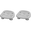 imageBestway SaluSpa St Moritz AirJet Hot Tub with Set of 2 Non Slip Pool and Spa Seats and 2 Padded Headrest Pillows with Adjustable Strap Brown