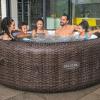 imageBestway SaluSpa St Moritz AirJet with Pump Air Filters and Massage System  Bestway SaluSpa Underwater Non Slip Pool with Adjustable Height Legs