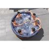 imageBestway SaluSpa Toronto 57 Person Smart EnergyEfficient AirJet Hot Tub Portable Outdoor Spa System App Control Brown  180 Jets and 10 Jetstream Nozzles