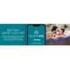 imageBestway SaluSpa Toronto Smart AirJet Plus Hot Tub with App Control 7 Person Capacity Pool Cover Spa Pump 5 Pillows and Repair Patch Brown
