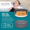imageBestway Zurich SaluSpa 24 Person Inflatable Round Outdoor Hot Tub with 120 Soothing AirJets Filter Cartridge and EnergyEfficient Insulated Cover