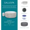 imageBestway Zurich SaluSpa 24 Person Inflatable Round Outdoor Hot Tub with 120 Soothing AirJets Filter Cartridge and EnergyEfficient Insulated Cover