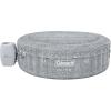 imageSaluSpa Battery Powered Color Changing LED Soothing Spa Waterfall Accessory with Sicily AirJet Inflatable Hot Tub with 180 Soothing Jets Gray