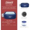 imageSaluSpa Battery Powered Soothing Spa Waterfall Accessory with Coleman SaluSpa Atlantis AirJet Inflatable Hot Tub with 140 Soothing Jets Blue