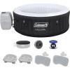 imageBestway Coleman Miami AirJet Inflatable Hot Tub with EnergySense Cover 2Pack of SaluSpa Spa Seat and 2 Sets of SaluSpa Padded Headrest Pillows