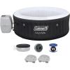 imageBestway Coleman Miami AirJet Inflatable Hot Tub with EnergySense Cover and 2Pack of SaluSpa Underwater NonSlip Spa Seat with Adjustable Legs