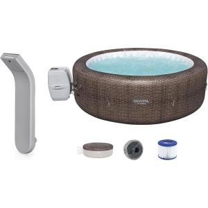 imageSaluSpa Battery Powered Color Changing LED Soothing Spa Waterfall Accessory wBestway SaluSpa St Moritz AirJet Inflatable Hot Tub