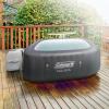 imageBestway Coleman Hawaii AirJet Inflatable Hot Tub with EnergySense Cover Grey  Bestway SaluSpa Spa Seat  Bestway SaluSpa Pillows