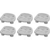 imageBestway SaluSpa St Moritz AirJet Hot Tub with Set of 6 Non Slip Pool and Spa Seats and Set of 6 Padded Headrest Pillows with Adjustable Strap Brown
