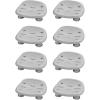 imageBestway SaluSpa Underwater Durable Non Slip Swimming Pool and Spa Comfort Seat with Adjustable Height Legs and Weighted Feet Gray 8 Pack