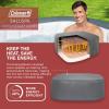 imageBestway Coleman Hawaii AirJet Inflatable Hot Tub wEnergySense Cover  Bestway SaluSpa Underwater Non Slip Pool and 4 Spa Seats with Adjustable Legs