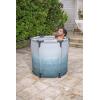 imageBestway SaluSpa Glacial Dip Cold Plunge Recovery Ice Bath Pod 1Person 355quot x 315quot  Round Cold Plunge Tub