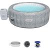 imageBestway SaluSpa Sun Shade Canopy Bundled with Aruba SaluSpa Inflatable Outdoor Hot Tub with 110 Soothing AirJets and Insulated CoverHonolulu