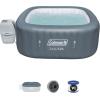 imageColeman SaluSpa 6 Person Inflatable Outdoor Hot Tub Spa and Bestway SaluSpa 3 Piece Cleaning Tool Set with Scrub Brush Mitt and Skimmer Net