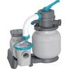 imageBestway 1500 Gallon Sand Filter Pump for 300 to 11200 Gallon Above Ground Outdoor Swimming Pools with ChemConnect Clean Water Dispenser