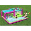 imageBestway H2OGO Tidal Tower Kids Backyard Inflatable Giant Water Slide Sprinkler Wall Yard Inflatable Mega Water Park with Air Blower and Storage BagBouncin Bay