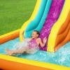 imageBestway H2OGO Tidal Tower Kids Backyard Inflatable Giant Water Slide Sprinkler Wall Yard Inflatable Mega Water Park with Air Blower and Storage BagTidal Tower