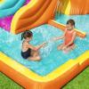 imageBestway H2OGO Tidal Tower Kids Backyard Inflatable Giant Water Slide Sprinkler Wall Yard Inflatable Mega Water Park with Air Blower and Storage BagTidal Tower