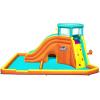 imageBestway H2OGO Tidal Tower Kids Backyard Inflatable Giant Water Slide Sprinkler Wall Yard Inflatable Mega Water Park with Air Blower and Storage BagTidal Tower