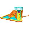 imageBestway H2OGO Tidal Tower Kids Backyard Inflatable Giant Water Slide Sprinkler Wall Yard Inflatable Mega Water Park with Air Blower and Storage BagTidal Tower