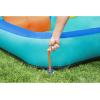 imageBestway H2OGO Tidal Tower Kids Backyard Inflatable Giant Water Slide Sprinkler Wall Yard Inflatable Mega Water Park with Air Blower and Storage BagWavetastic