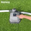 imageBestway Hydrogenic 12 GH Saltwater Chlorinator Automatic SelfCleaning Mode for 15000 Gallon Above Ground Swimming Pools with Test Strips
