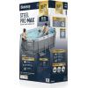 imageBestway Power Steel 18 x 9 x 48quot Rectangular Metal Frame Above Ground Swimming Pool Set with 1500 GPH Filter Pump Ladder and Pool Cover10 x 67 x 33