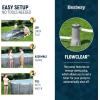 imageBestway Power Steel 20 x 12 x 48quot Oval Metal Frame Above Ground Outdoor Swimming Pool Set with 1500 GPH Filter Pump Ladder and Pool Cover16 x 10 x 42