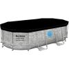 imageBestway Power Steel Swim Vista Series II 14 x 8 2quot x 395quot Above Ground Outdoor Swimming Pool Set with 530 GPH Filter Pump Ladder and Pool Cover14ft x 82ft x 395in