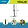 imageBestway SolarFlow Outdoor Shower 5gal20L Oversized Shower Head and Stand Easy Installation Adjustable Water Flow and tempature Control Multiple Water Spray Settings92 Gallon