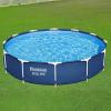 imageBestway Steel Pro 12 feet x 30 inches Round Above Ground 1710 Gallon Pool Set with DuraPlus Liner 530 Gallon Pool Filter and Repair Patch12 x 30
