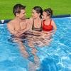 imageBestway Steel Pro 9 Feet 10 Inch x 6 Feet 7 Inch x 26 Inch Rectangle Above Ground 872 Gallon Pool Set with DuraPlus Liner and FrameLink System