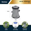 imageBestway Steel Pro MAX 12 x 30quot Round Above Ground Swimming Pool Set Outdoor Metal Frame Family Pool with Liner and Filter Pump GrayGray Stack Stone Print