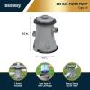 imageBestway Steel Pro MAX 12 x 30quot Round Above Ground Swimming Pool Set Outdoor Metal Frame Family Pool with Liner and Filter Pump GrayGray Stack Stone Print