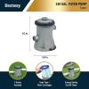 imageBestway Steel Pro MAX 12 x 30quot Round Above Ground Swimming Pool Set Outdoor Metal Frame Family Pool with Liner and Filter Pump GrayStone Print