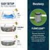 imageBestway Steel Pro MAX 12 x 30quot Round Above Ground Swimming Pool Set Outdoor Metal Frame Family Pool with Liner and Filter Pump GrayStone Print