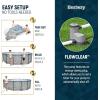 imageBestway Steel Pro MAX 14 x 48quot Above Ground Pool Round Metal Frame Outdoor Swimming Pool Set with Filter Pump Ladder and Cover Gray18 x 48  Stone Print