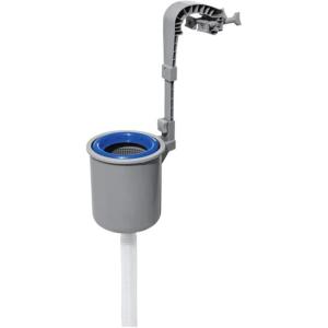 imageBestway Flowclear Pool Wall Mounted Automatic Pool Surface Skimmer for Above Ground Pools with 530 Gallon and Above Filter Pumps WhiteBlue1 Pack