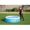 image:imageBestway Fast Set Inflatable Above Ground Pool  6 x 20 Round  PunctureResistant Tritech Material  248 Gal Capacity  Easy Setup amp Storage  Inflatable Top Ring Swimming Pool for Kids6ft X 20in