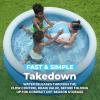 image:imageBestway Fast Set Inflatable Above Ground Pool  6 x 20 Round  PunctureResistant Tritech Material  248 Gal Capacity  Easy Setup amp Storage  Inflatable Top Ring Swimming Pool for Kids6 x 20
