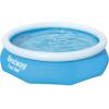 image:imageBestway Fast Set Inflatable Above Ground Pool  6 x 20 Round  PunctureResistant Tritech Material  248 Gal Capacity  Easy Setup amp Storage  Inflatable Top Ring Swimming Pool for Kids10ft X 30in