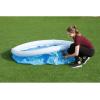 image:imageBestway Fast Set Inflatable Above Ground Pool  6 x 20 Round  PunctureResistant Tritech Material  248 Gal Capacity  Easy Setup amp Storage  Inflatable Top Ring Swimming Pool for Kids6ft X 20in