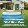 image:imageBestway Fast Set Inflatable Above Ground Pool  6 x 20 Round  PunctureResistant Tritech Material  248 Gal Capacity  Easy Setup amp Storage  Inflatable Top Ring Swimming Pool for Kids6 x 20