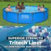 image:imageBestway Steel Pro MAX 14 x 42 Above Ground Pool Round Metal Frame Outdoor Swimming Pool for Backyard Blue Pool ONLY12 x 30