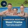 image:imageBestway Steel Pro MAX 14 x 42 Above Ground Pool Round Metal Frame Outdoor Swimming Pool for Backyard Blue Pool ONLY12 x 30