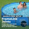 image:imageBestway Steel Pro MAX 14 x 42 Above Ground Pool Round Metal Frame Outdoor Swimming Pool for Backyard Blue Pool ONLY12 x 30