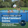 image:imageBestway Steel Pro MAX 14 x 42 Above Ground Pool Round Metal Frame Outdoor Swimming Pool for Backyard Blue Pool ONLY14 x 42